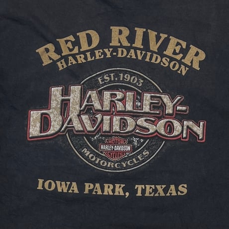 HARLEY DAVIDSON RED RIVER POCKET FLAME LS FITS XL 0740