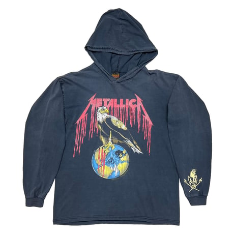 METALLICA PUSHEAD EAGLE EARTH HOODED LS BROCKUM LARGE 4038