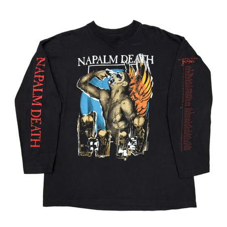 NAPALM DEATH 1996 DIATRIBES EUROPEAN TOUR LS FITS XL 7888