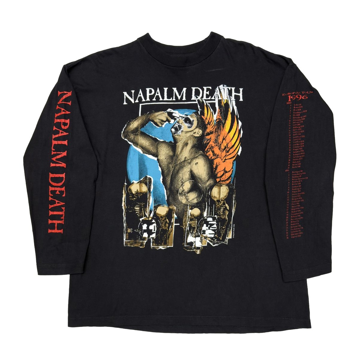 NAPALM DEATH 1996 DIATRIBES EUROPEAN TOUR LS FI