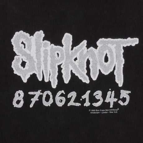 SLIPKNOT 1999 MEMBERS NUMBER LOGO LS TULTEX XL 6442