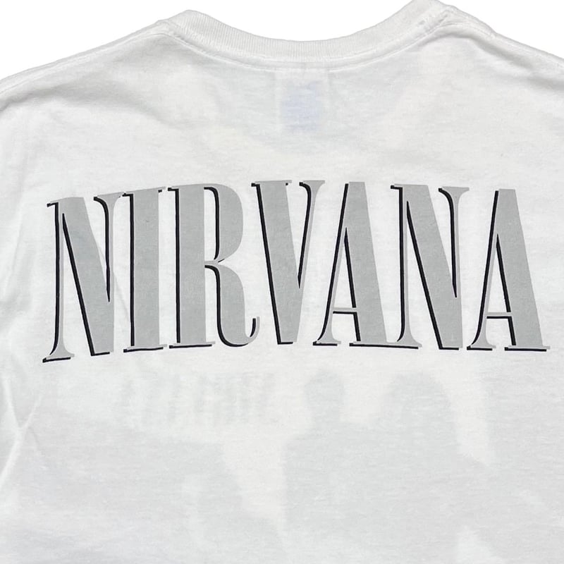 NIRVANA 00S MONOCHROME PORTRAIT WHITE GILDAN ME