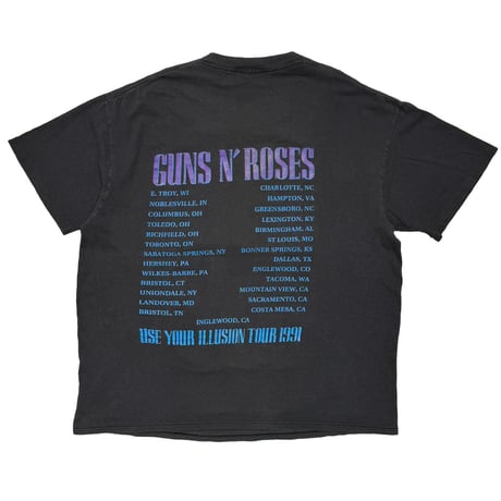 GUNS N’ ROSES USE YOUR ILLUSION TOUR Ⅱ 1991 BROCKUM XL 0775