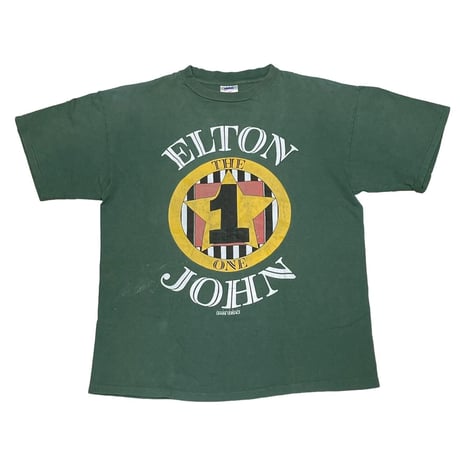 ELTON JOHN THE ONE by GIANNI VERSACE TEE GREEN XL 2710