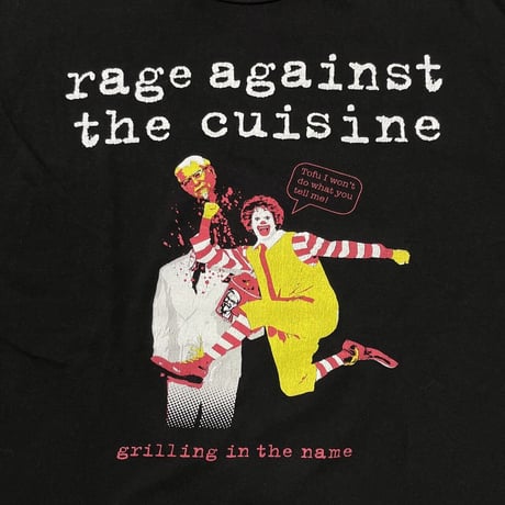 OLD & VINTAGE RAGE AGAINST THE CUISINE GRILLING IN THE NAME FITS M-L 8215