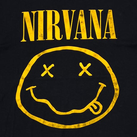 NIRVANA BIG SMILE NEVERMIND BOOTLEG BLACK FITS LARGE 4639