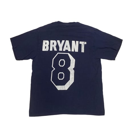 LOS ANGELS LAKERS 2000 KOBE BRYANT TEE NAVY LARGE 0013
