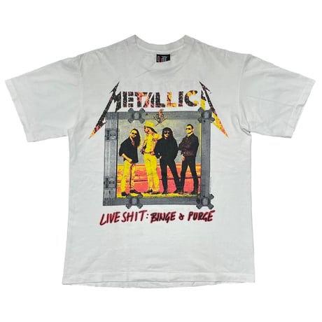 METALLICA SUMMER SHIT 1994 WHITE GIANT BY TEE JAYS LARGE 2509
