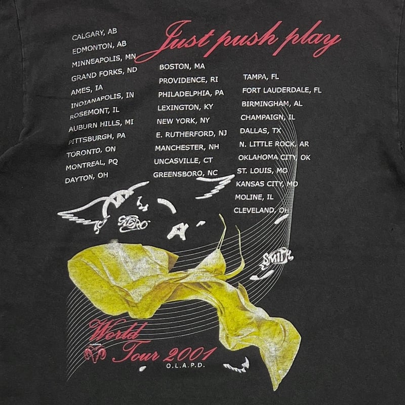 AEROSMITH SORAYAMA JUST PUSH PLAY TOUR 2001 FIT