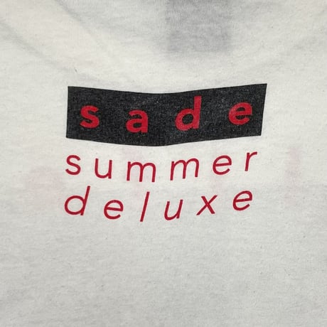 sade SUMMER DELUXE life pride promise love WHITE GIANT BY anvil XL 1436