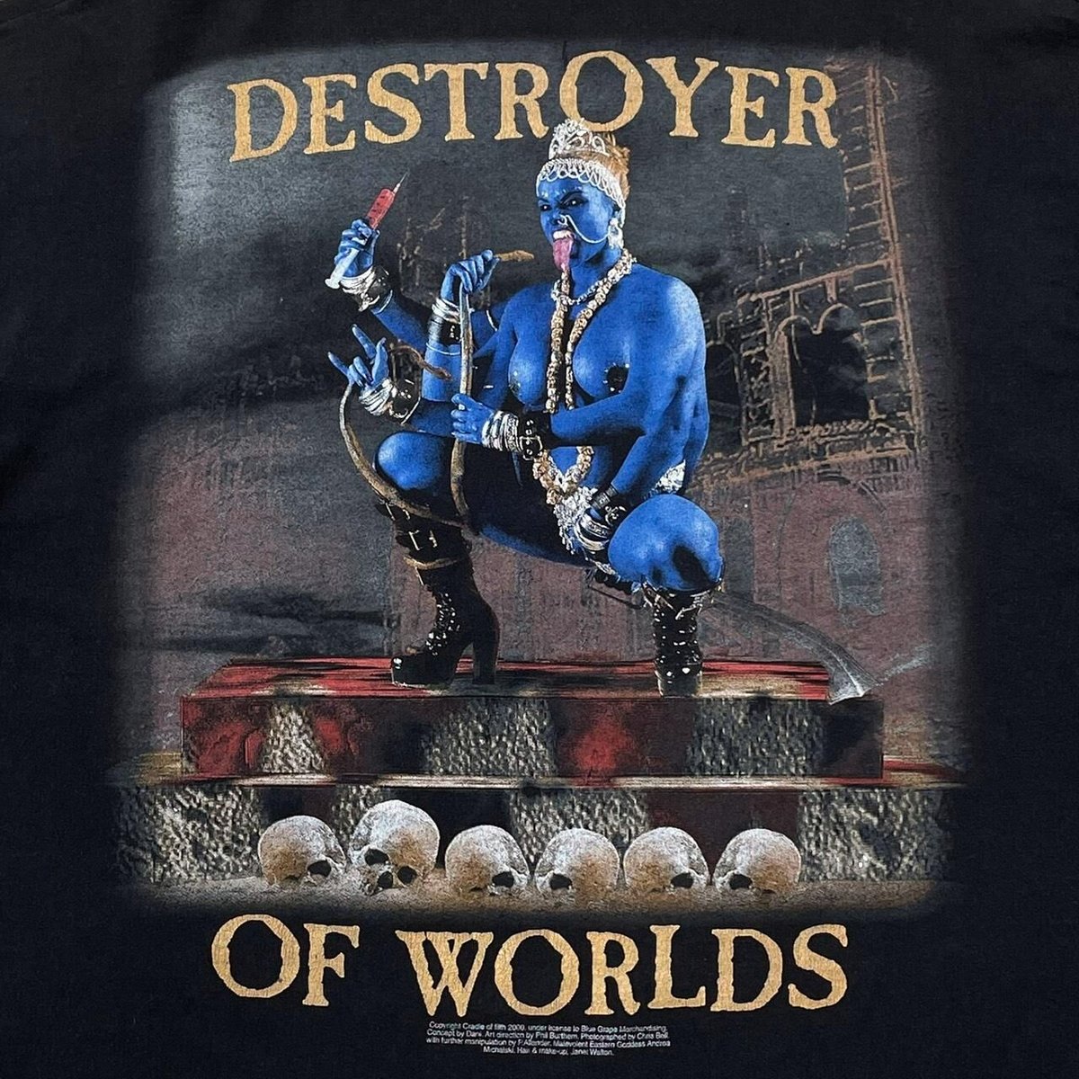 CRADLE OF FILTH 2000 DESTROYER OF WORLDS LS SCR