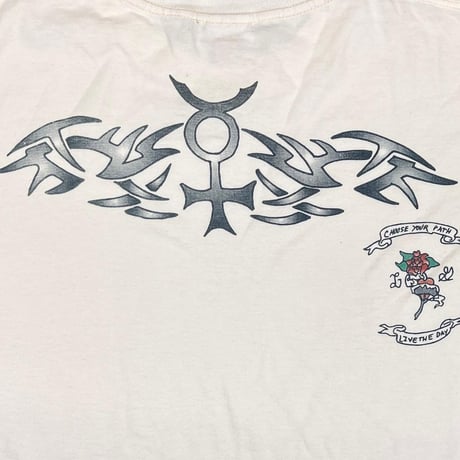 DENNIS RODMAN TATTOO LS WHITE LARGE 3165