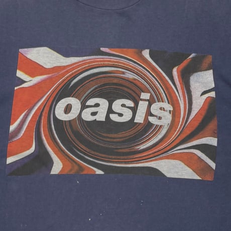 oasis UNION JACK BOX LOGO NAVY SCREEN STARS LARGE 3154