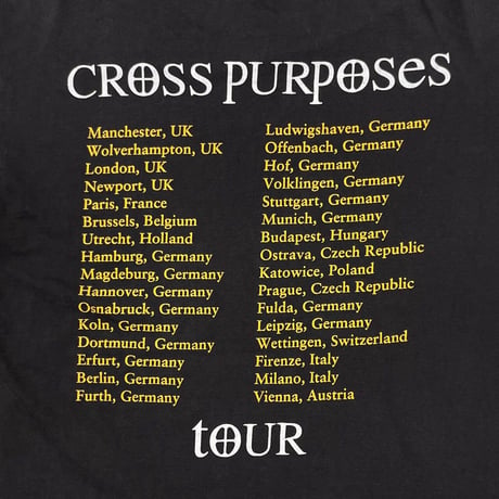 BLACK SABBATH CROSS PURPOSES TOUR EURO LARGE 1658