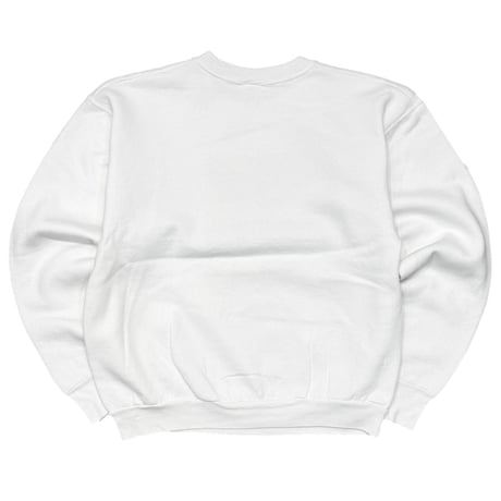 THE ROLLINIG STONES ANDY WARHOL PARODY LIP & TONGUE CREWNECK SWEAT WHITE FRUIT OF THE LOOM XL 7721