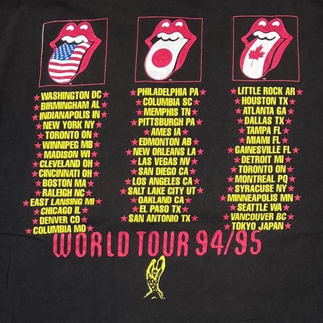 ROLLING STONES 1994 VOODOO LOUNGE WORLD TOUR 94/95 BROCKUM XL 4689