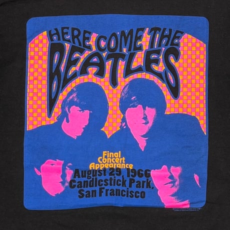 THE BEATLES HERE COME THE BEATLES FINAL CONCERT HANES LARGE 9670
