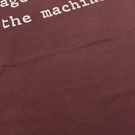 RAGE AGAINST THE MACHINE MOLOTOV BURGUNDY TULTEX XL