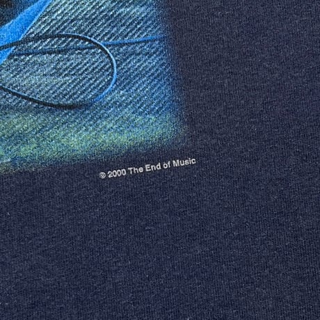 NIRVANA KURT COBAIN 2000 NAVY ALL SPORT LARGE 4213