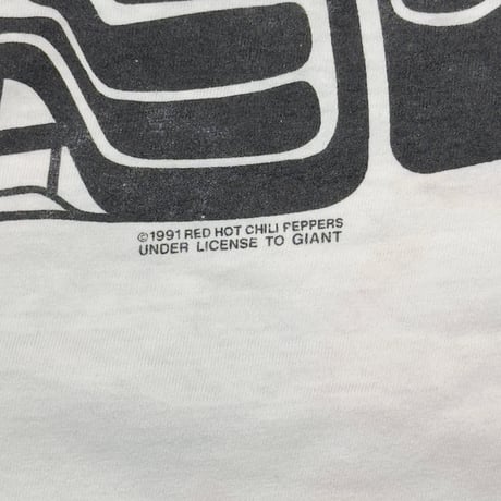 RED HOT CHILI PEPPERS 1991 DOUBLE SIDE Aztec WHITE GIANT XL 3661