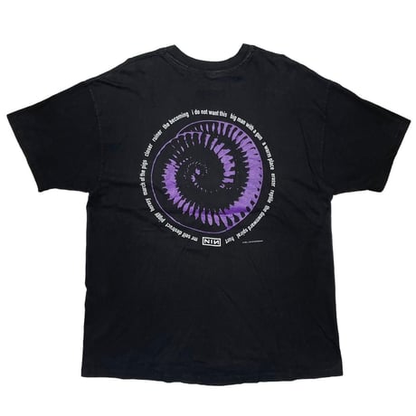NINE INCH NAILS NIN BOX LOGO AMMONITE HANES XL 6383