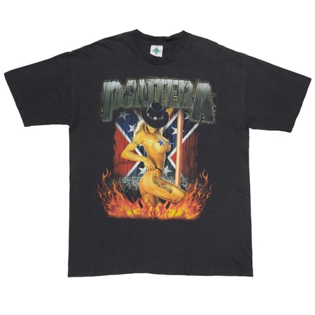 PANTERA 2001 REINVENTING FLAMING NAKED GIRL CHAMP XL 1789