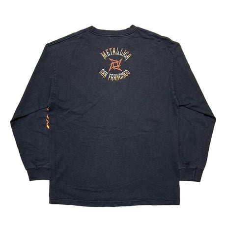 METALLICA 2001 SAN FRANCISCO FLAME LS ALSTYLE LARGE 7528