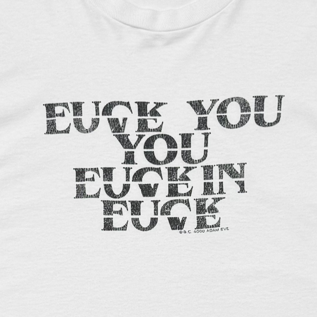 greatLAnd ORIGINAL fuck love shirt / new vintag