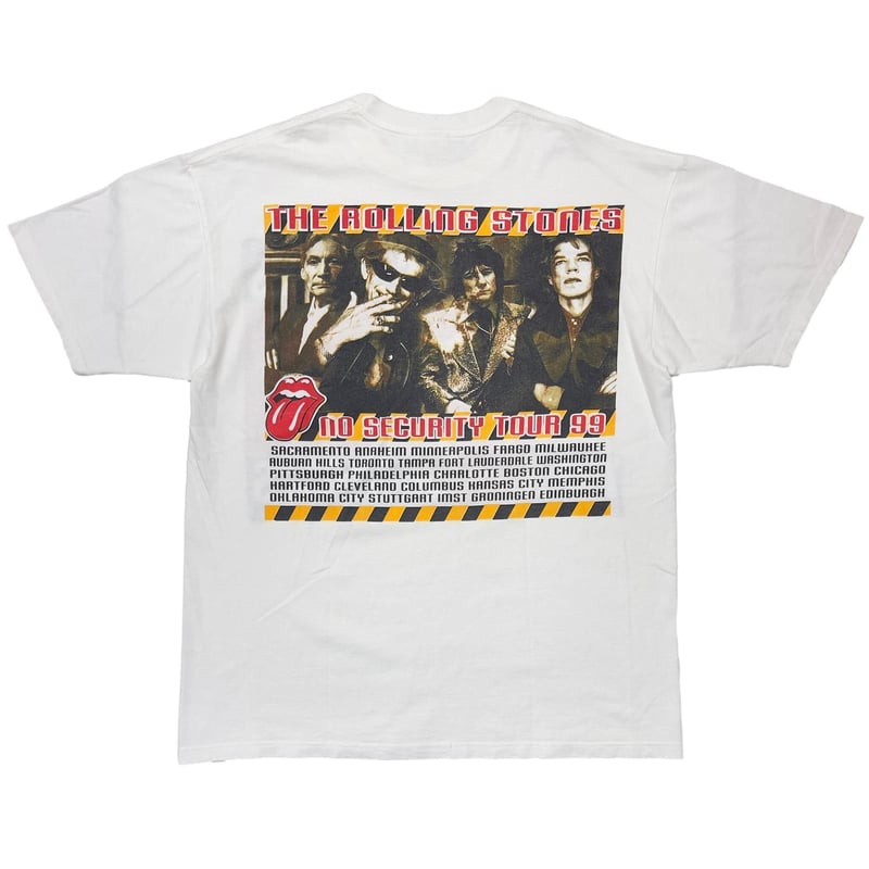 THE ROLLING STONES NO SECURITY TOUR 1999 WHITE 