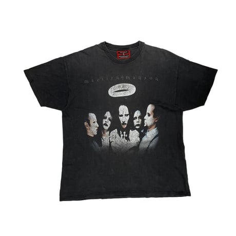 MARILYN MANSON CENTER RING MEMBER TEE FITS XL 0695