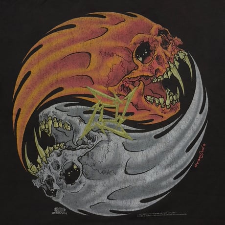 METALLICA YING YANG REBEL SKULL ARTIMONDE FITS XL 6112