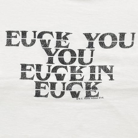greatLAnd fuck love shirt / new vintage HANES LARGE 5991