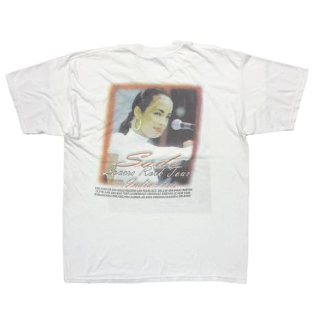 SADE LOVERS ROCK TOUR BOOTLEG WHITE FITS XL 8422