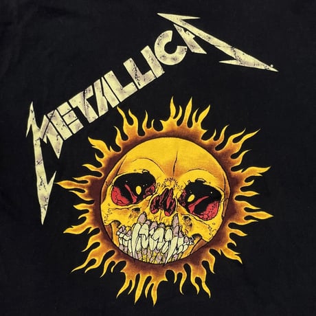 METALLICA PUSHEAD FLAME SKULL GIANT LARGE 8292