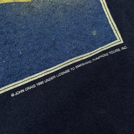 THE SMASHING PUMPKINS 1995 MELLON COLLIE AND THE INFINITE SADNESS TOUR NAVY TULTEX XL 8744