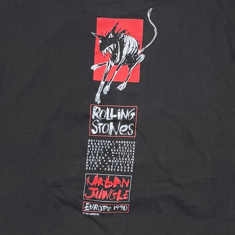 THE ROLLING STONES URBAN JUNGLE BIG TONGUE EUROPE 1990 EURO XL 7768