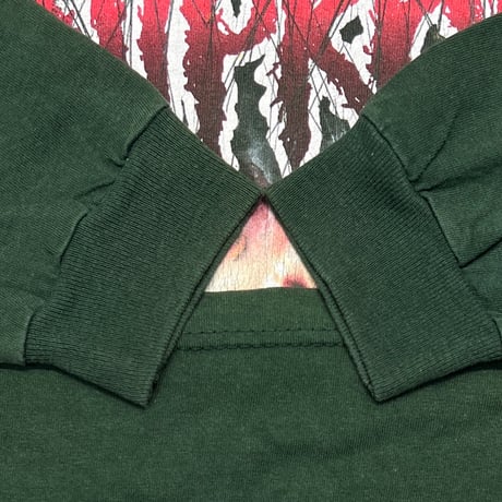 Slipknot 2001 INTERNATIONAL INFECTION DELTA LARGE LS GREEN 0620