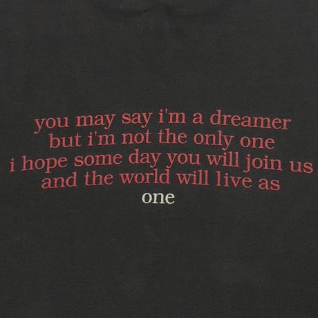 JOHN LENNON IMAGINE you may say i'm a dreamer... one XL 6973