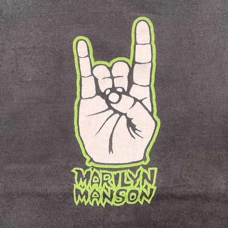 MARILYN MANSON WE HATE LOVE WE LOVE HATE HAND SIGN WINTERLAND XL 4591
