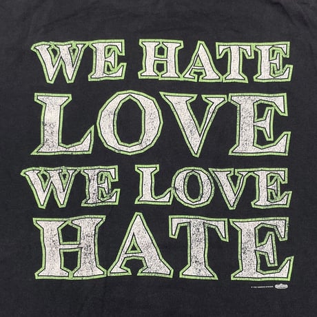 MARILYN MANSON WE HATE LOVE WE LOVE HATE HAND SIGN TULTEX LARGE 0775