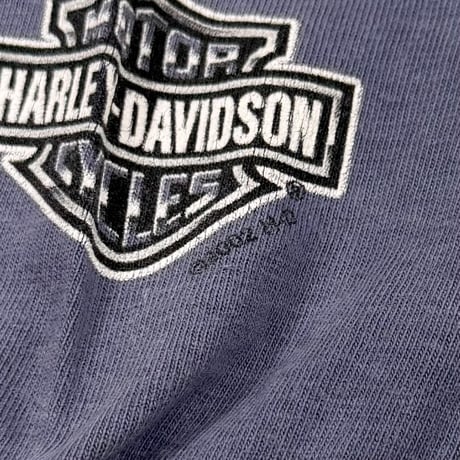 HARLEY DAVIDSON ENGINES SPARK SLEEVE LS LIGHT NAVY LARGE 0186