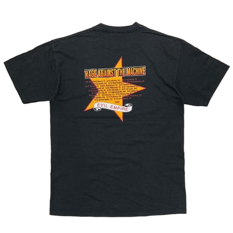 RAGE AGAINST THE MACHINE e LOGO EVIL EMPIRE BLACK LARGE 5920