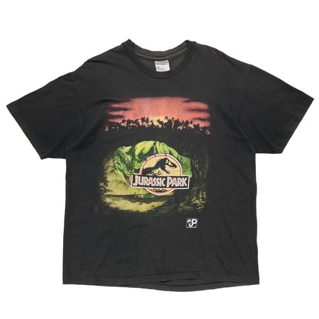 JURASSIC PARK 1993 T-REX SUNSET HANES XL 4600