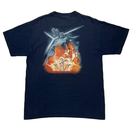 STAR WARS EPISODE 4 DOUBLE SIDE PRINT NAVY LARGE 0778