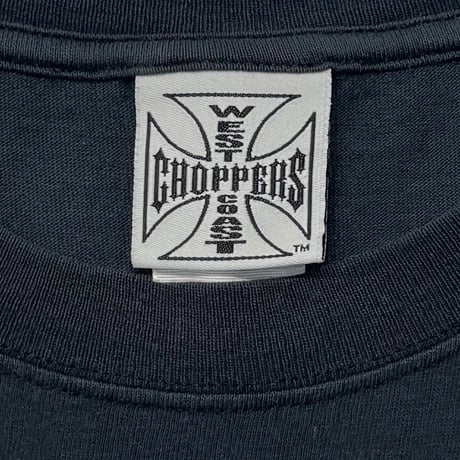 WEST COAST CHOPPERS IRON CROSS BLACK FITS XL 0645