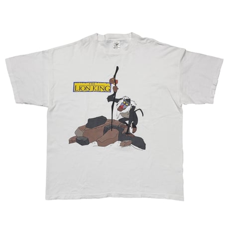 DISNEY VINTAGE LION KING RAFIKI 1994 WHITE MURINA XXL 0313