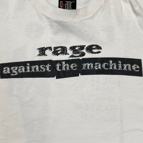 RAGE AGAINST THE MACHINE WE HAVE DETERMINED WHITE GIANT BY TEE JAYS XL 8387