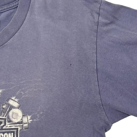 HARLEY DAVIDSON ENGINES SPARK SLEEVE LS LIGHT NAVY LARGE 0186