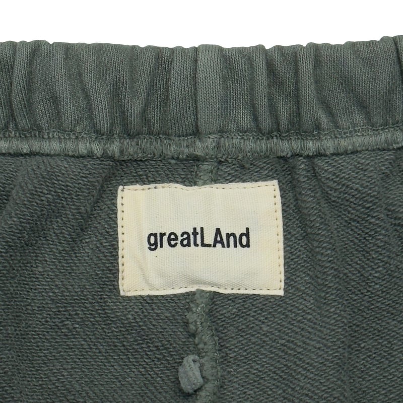 greatLAnd ORIGINAL CLUNKERS SWEAT PANT GREEN |