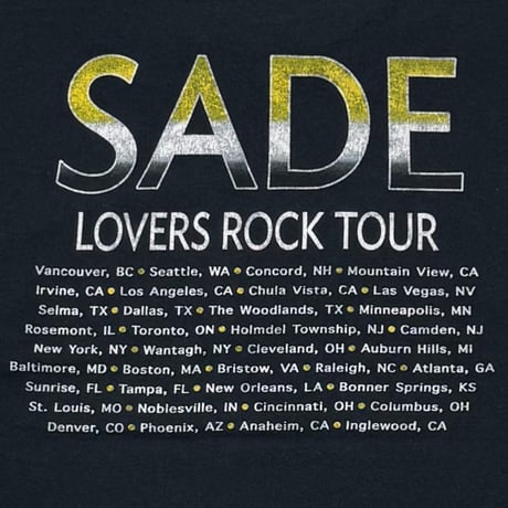 SADE 2018 LOVERS ROCK TOUR LARGE 5184